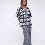 Zenitha Ray — Black & White Bazin Boubou Ensemble