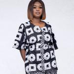 Zenitha Ray — Black & White Bazin Boubou Ensemble