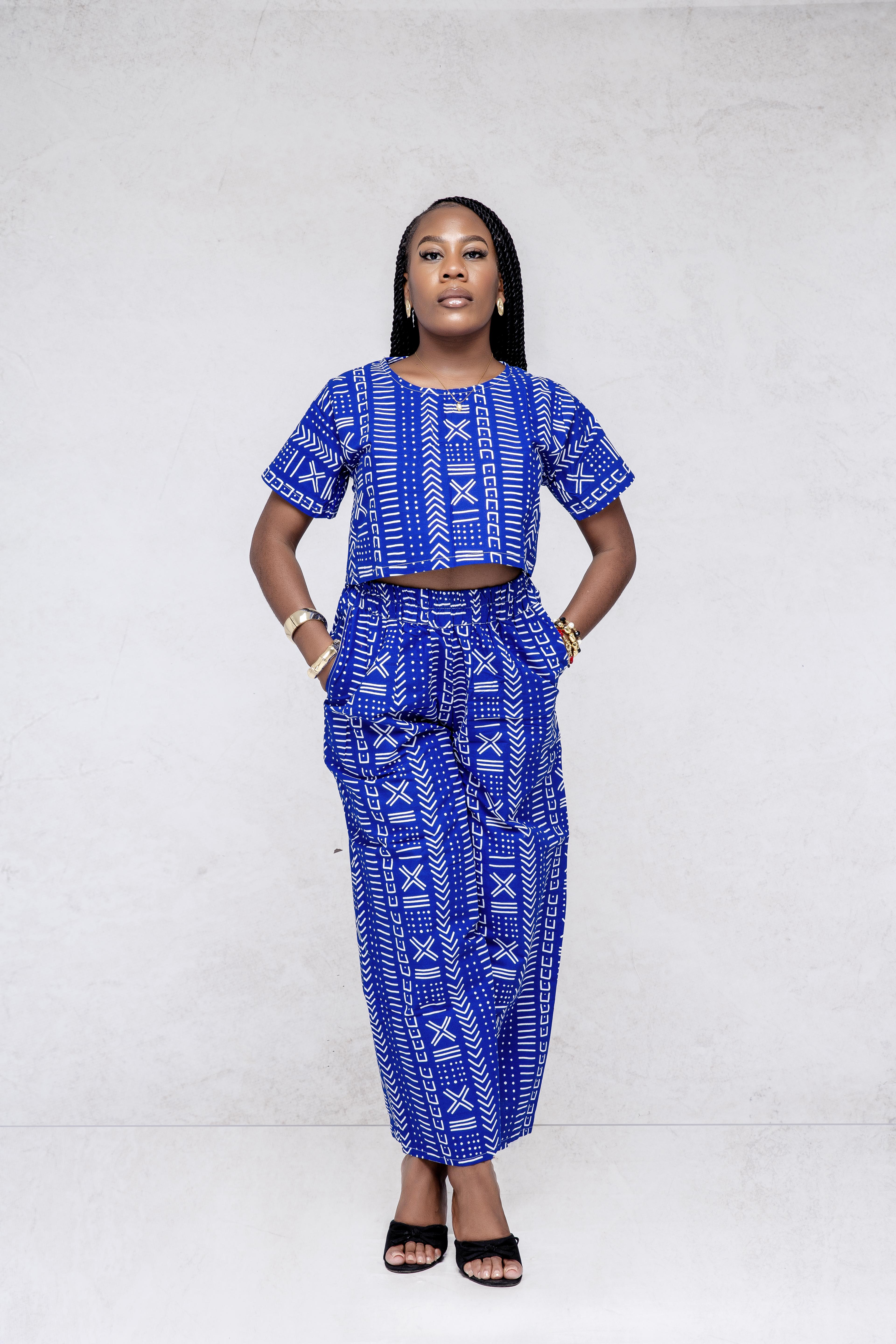 Rhema Rise — Ensemble 2 pièces en coton wax premium