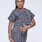 Nalia Monochrome Muse — Two-Piece Set with Crop Top & Mini Skirt