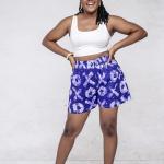 Imani Cut — High-Waisted Wax Shorts Duo