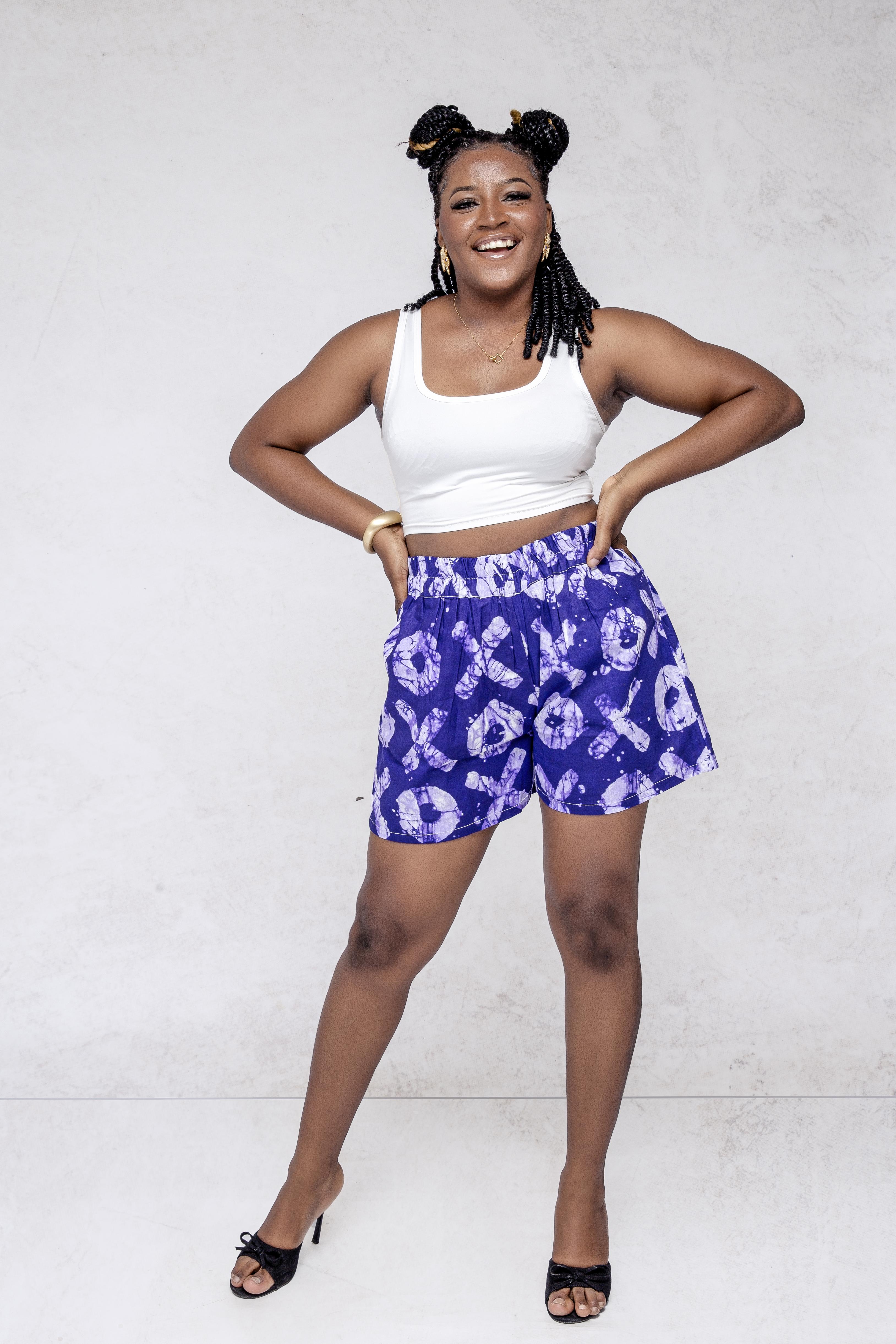 Imani Cut — High-Waisted Wax Shorts Duo