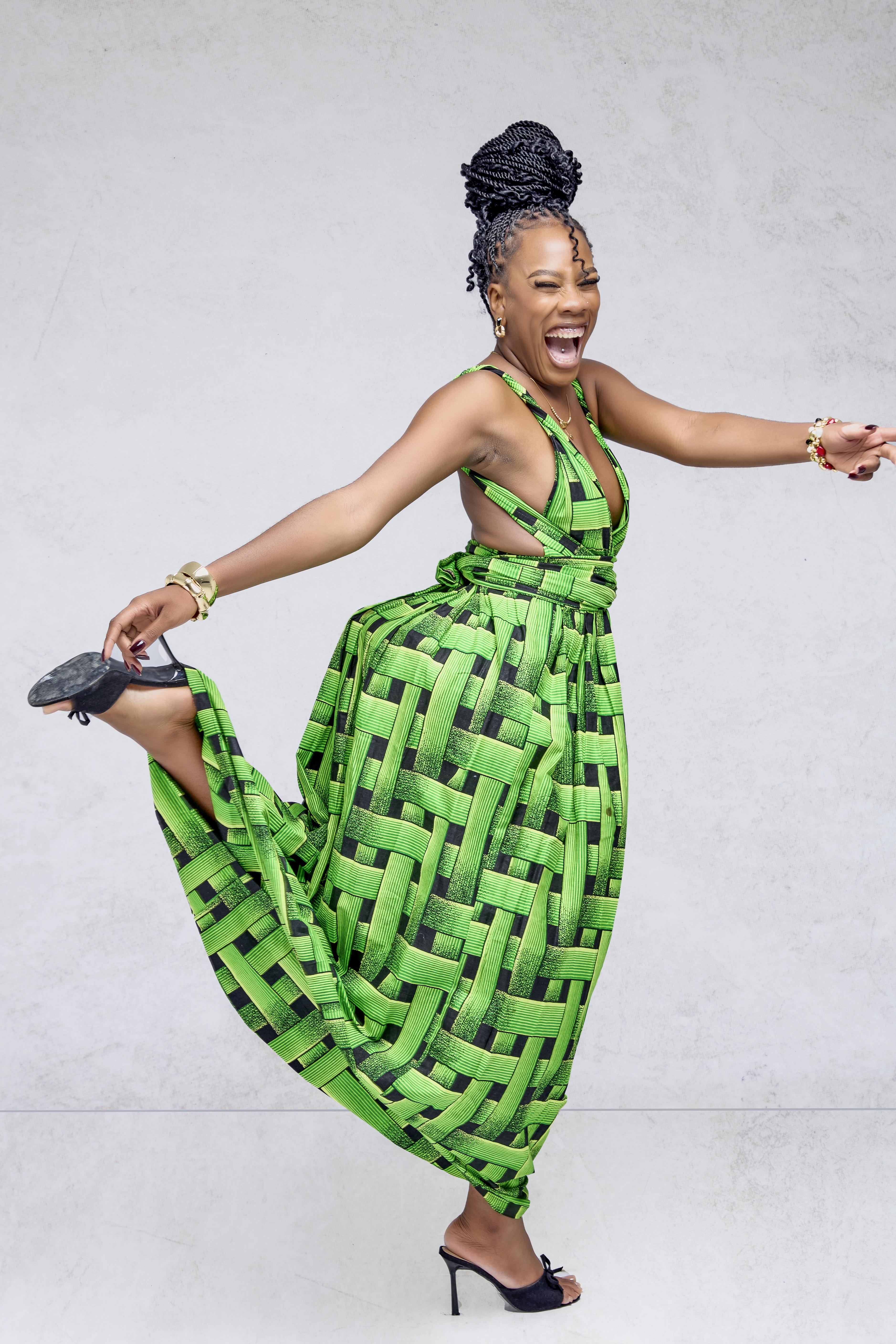 Robe Zamar Émeraude — Élégance tissée de foi