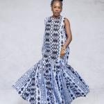 Nooréya — Robe Maxi Batik Bleu Nuit