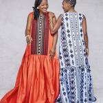 Nooréya — Robe Maxi Batik Bleu Nuit